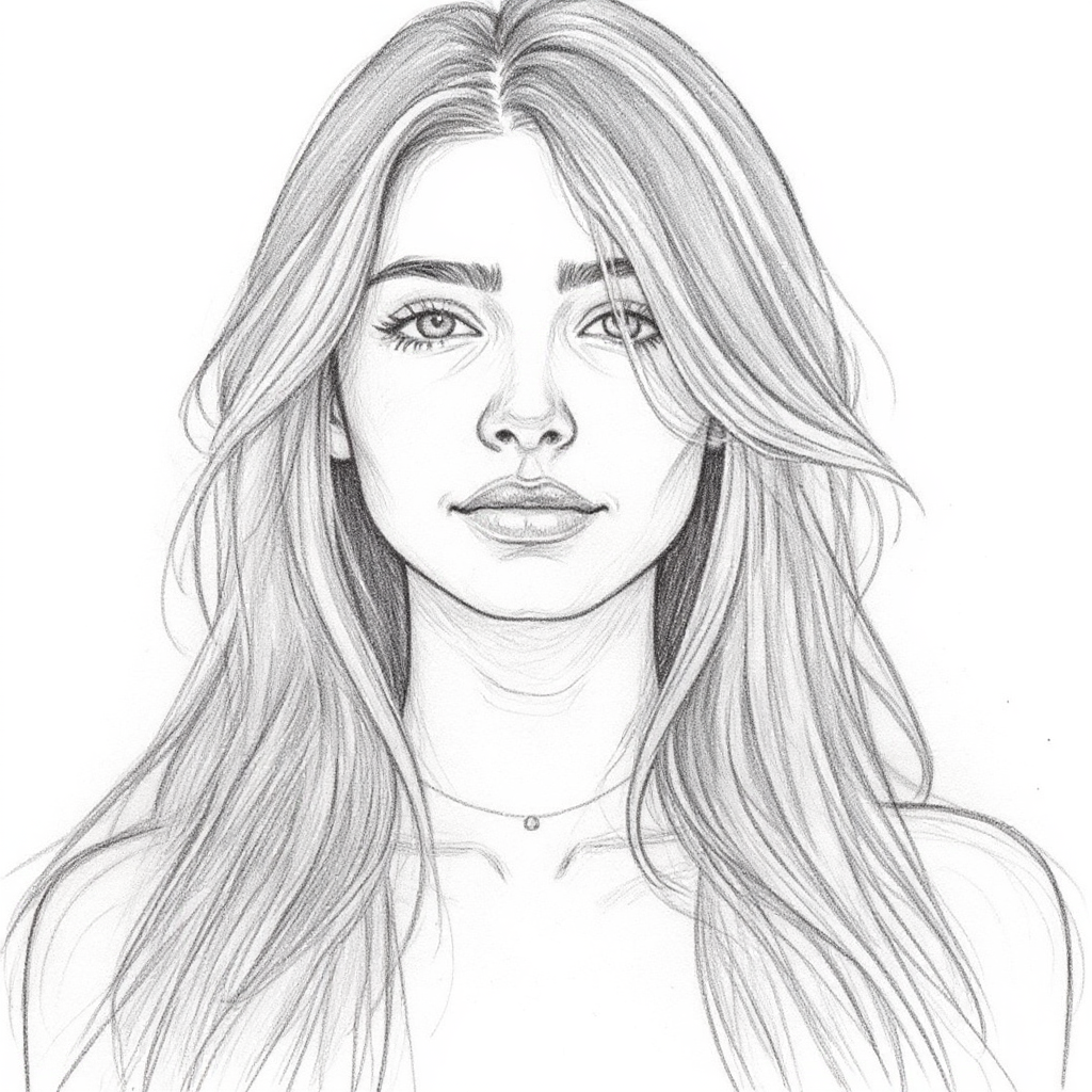 Image edited with the Sketch AI filter