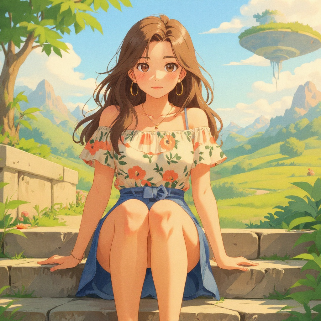 Image edited with the Studio Ghibli AI filter