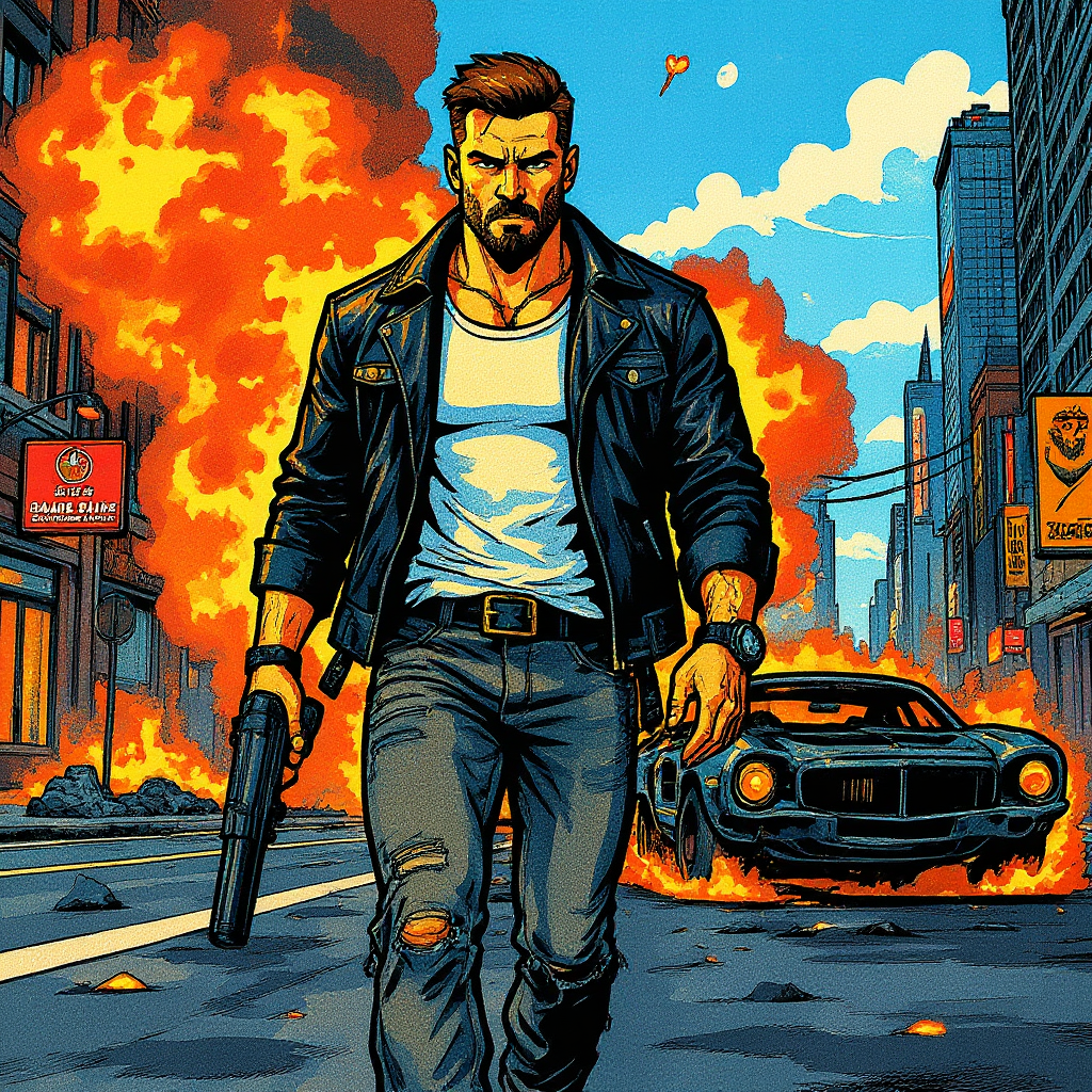 Image created with the Comic Book AI filter – Jul 17, 2025