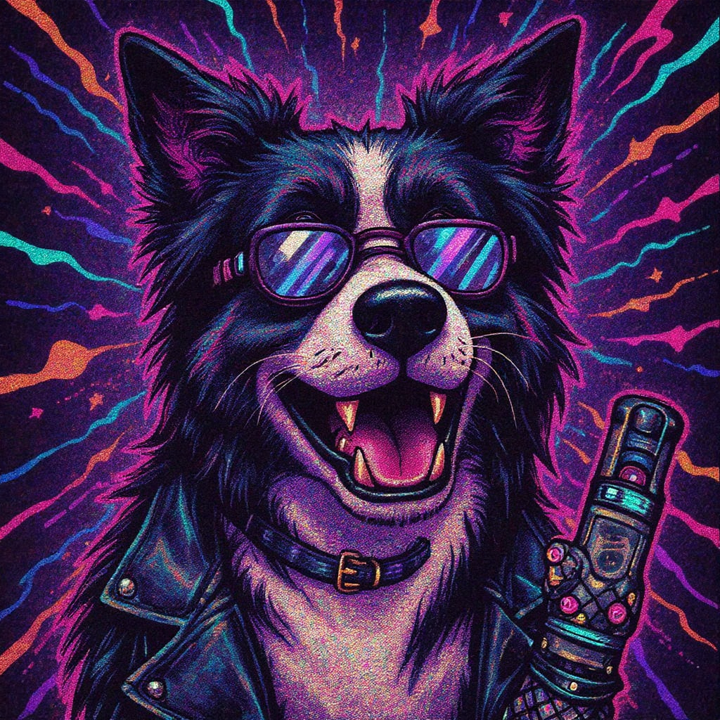 Image created with the TikTok Punk AI filter – Jun 30, 2025