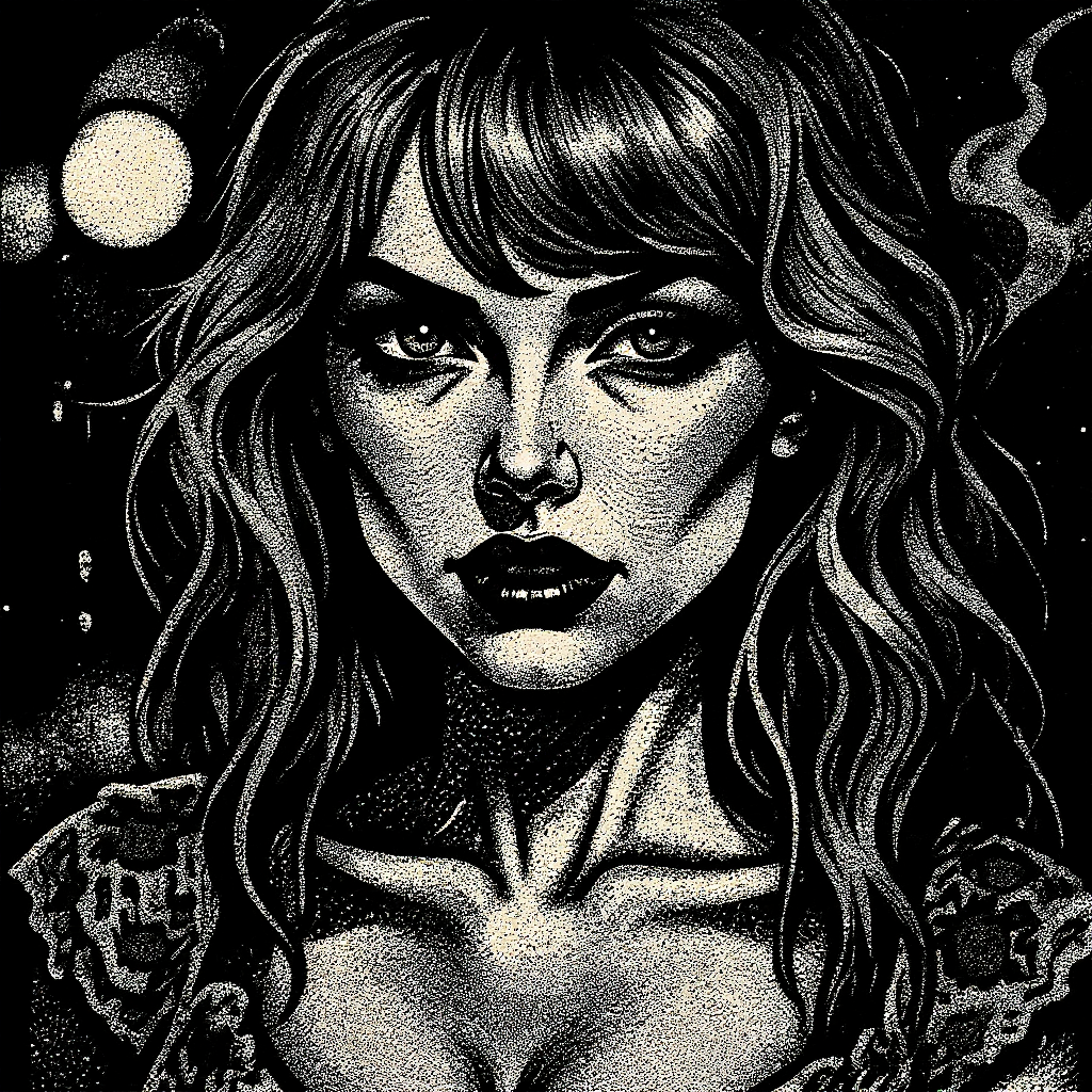 Image created with the Sin City AI filter – Jun 19, 2025
