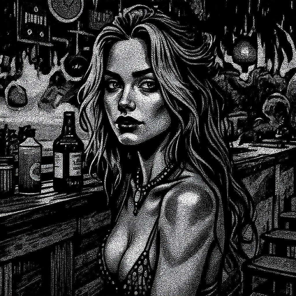Image created with the Sin City AI filter – Jun 19, 2025