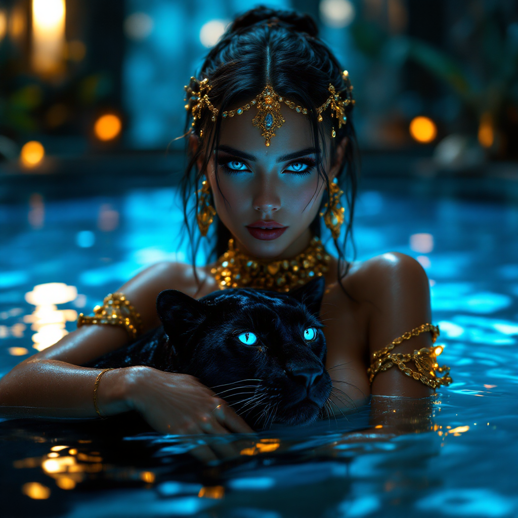 Moonlit Elegance: The Enchanting Encounter