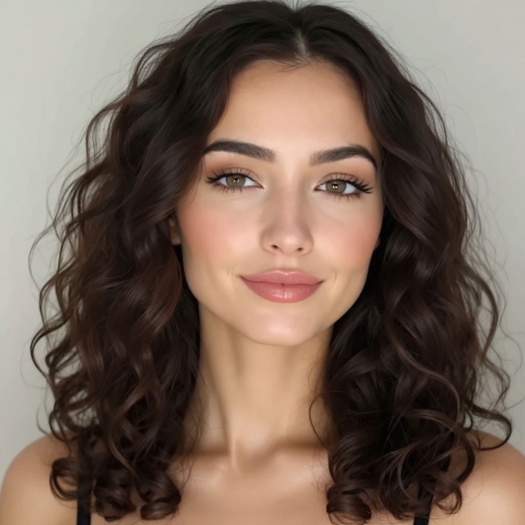 Image edited with the Curly Hair AI filter