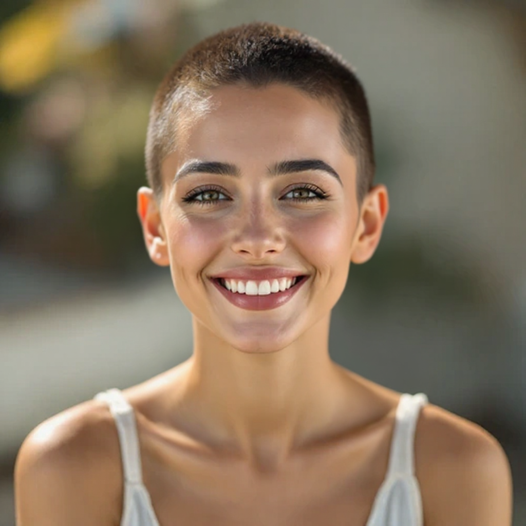 Image created with the Buzz Cut Hair AI filter – Jul 9, 2025