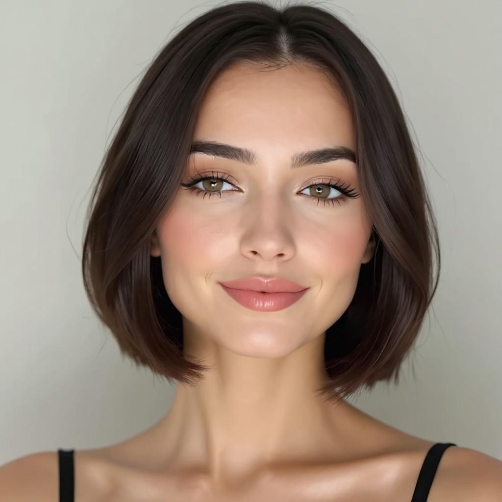 Image edited with the Short Hair AI filter