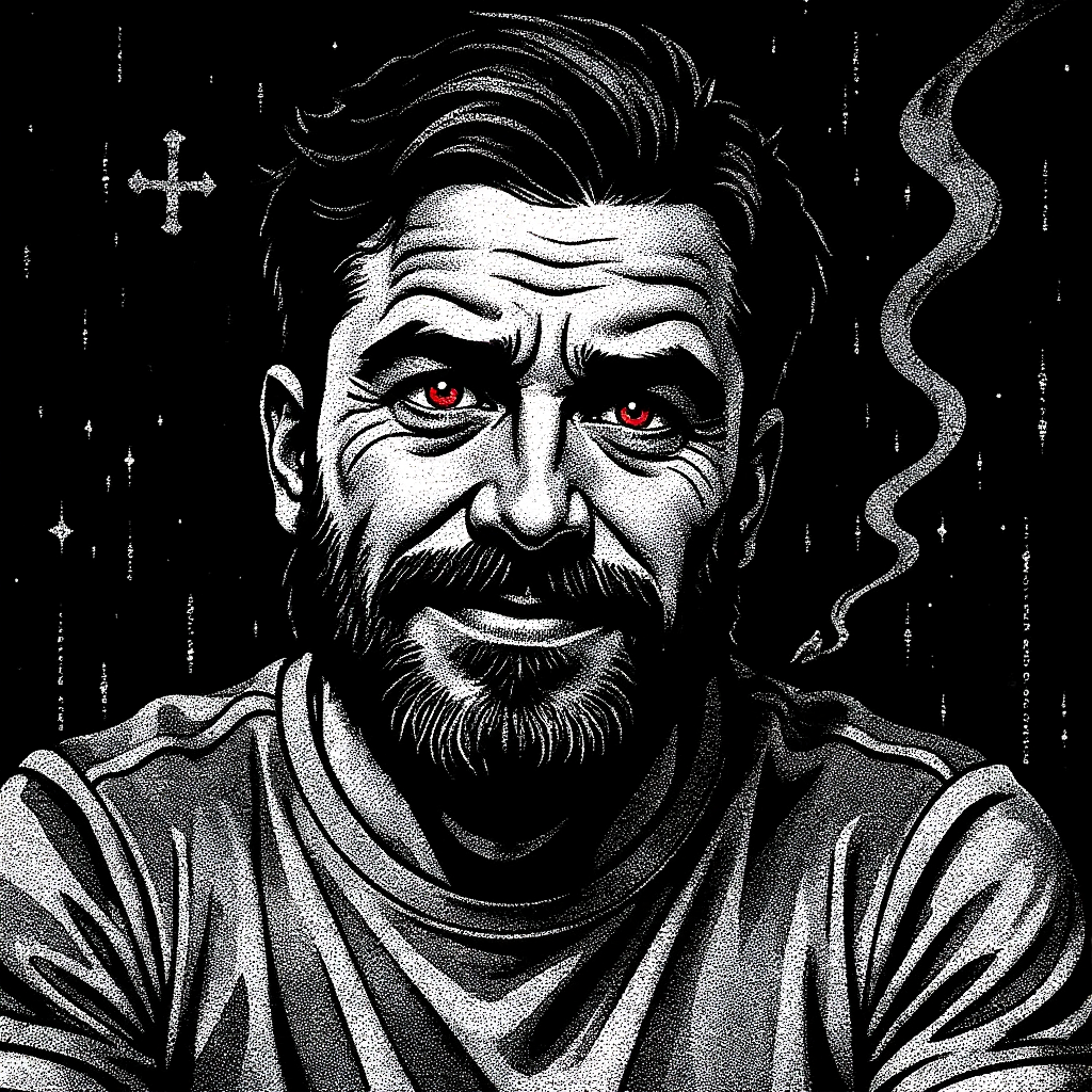 Image created with the Sin City AI filter – Jun 19, 2025