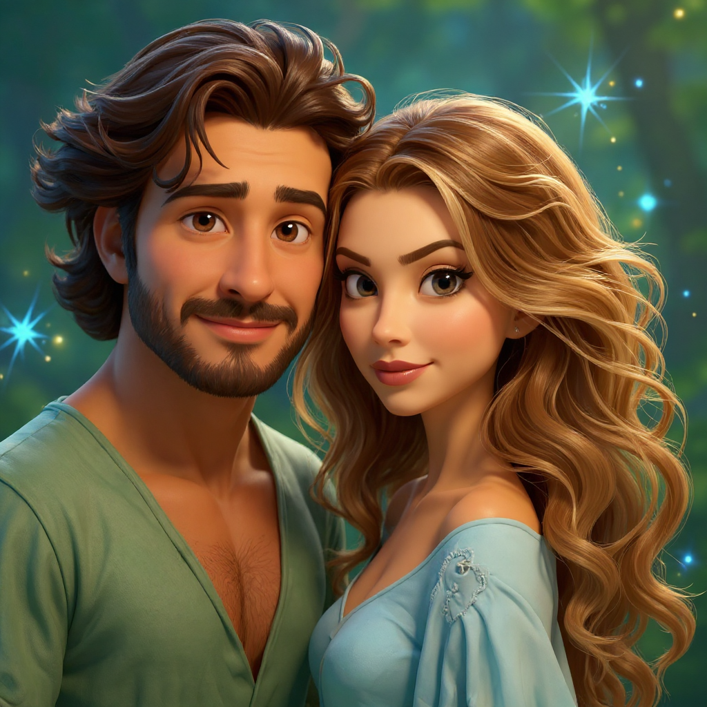 Image edited with the Disney 3D AI filter