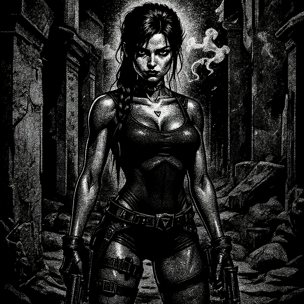 Image created with the Sin City AI filter – Jun 19, 2025