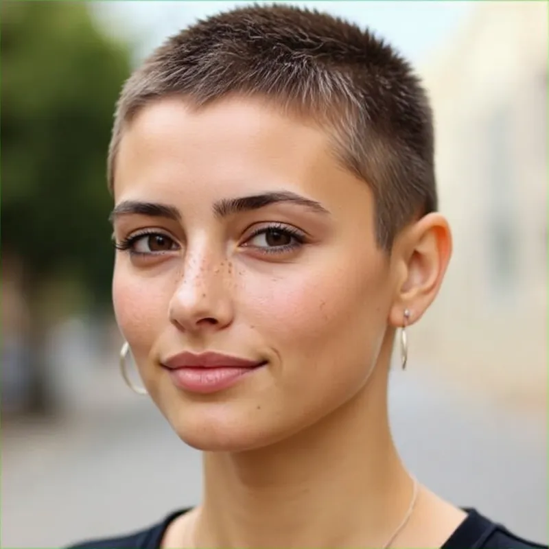 Image created with the Buzz Cut Hair AI filter – Jul 15, 2025