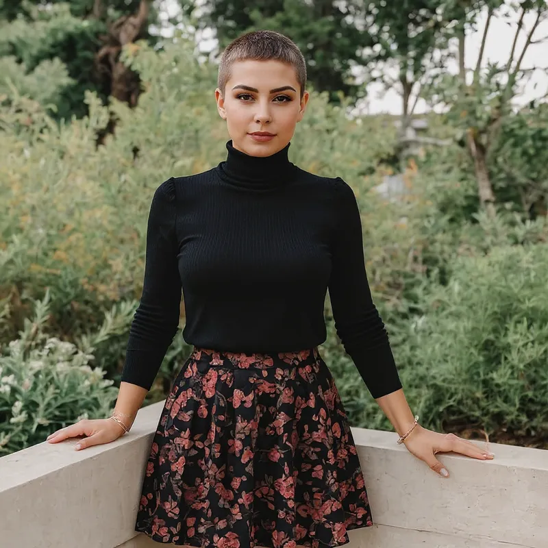 Image created with the Buzz Cut Hair AI filter – Jul 12, 2025