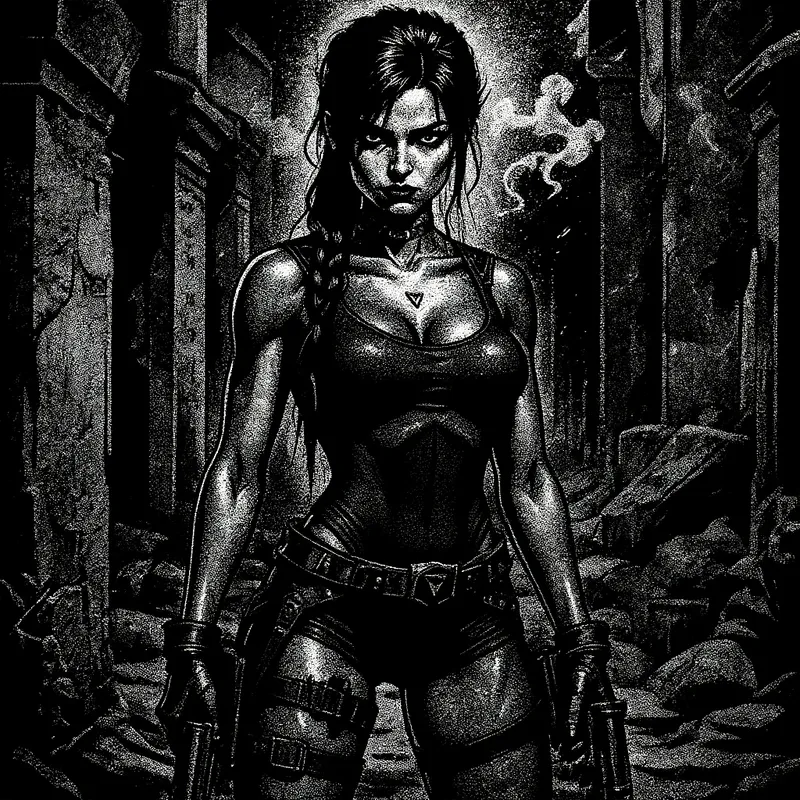 Noir Comic generated with Sin City AI Filter – Jun 19, 2025