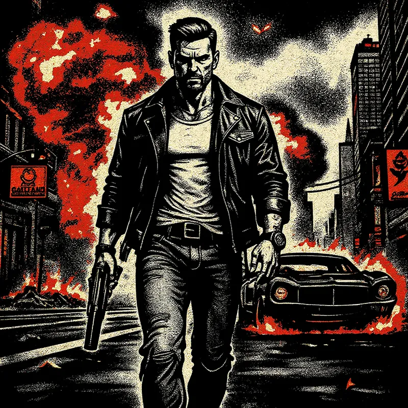 Noir Comic generated with Sin City AI Filter – Jun 19, 2025