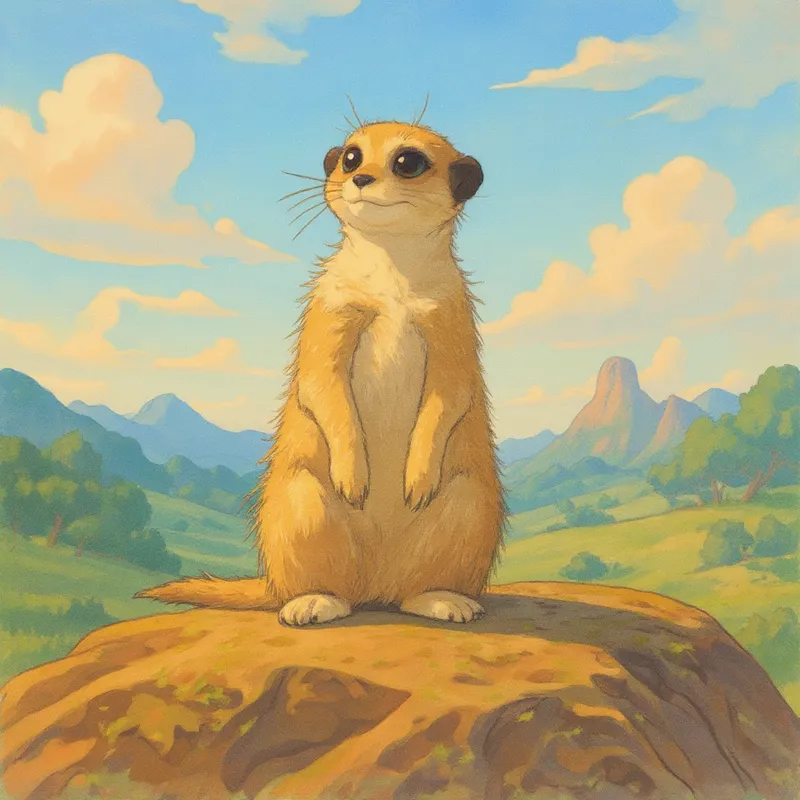 Enchanted Dreams: A Studio Ghibli-Inspired Illustration